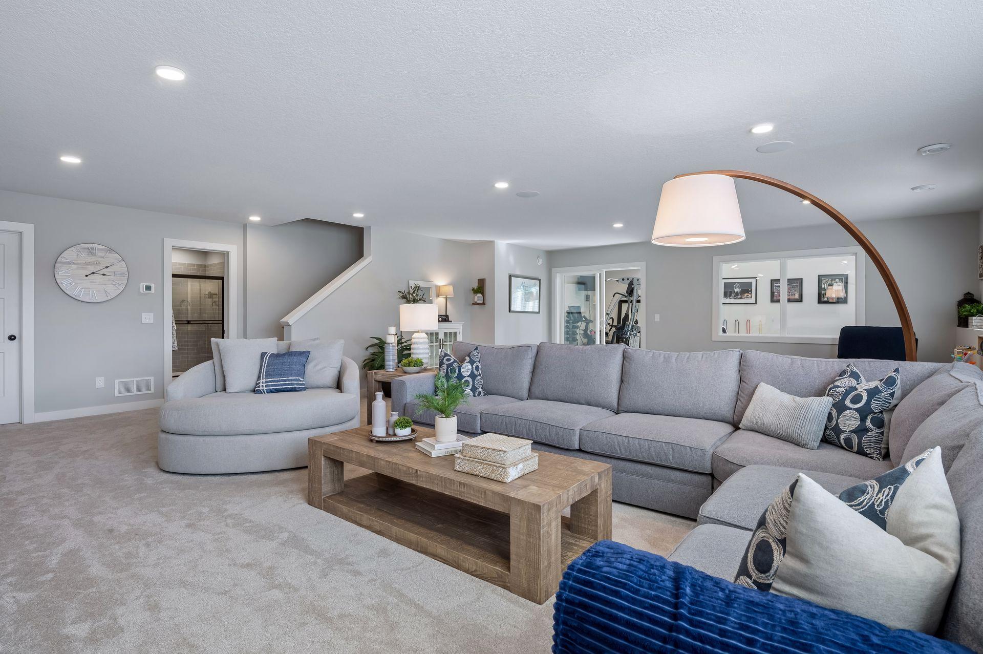 Lower level family room