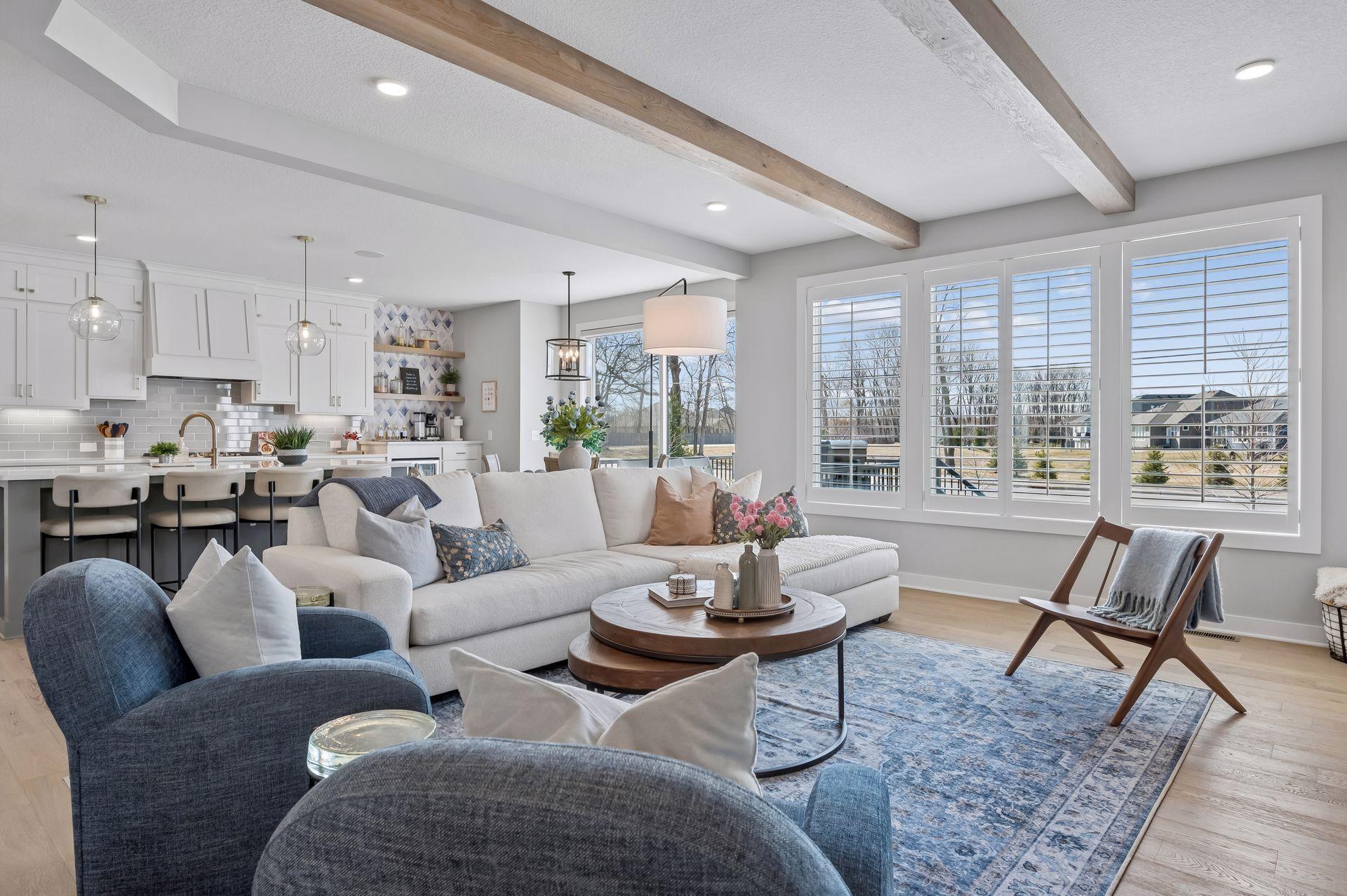 Large open concept kitchen/living room