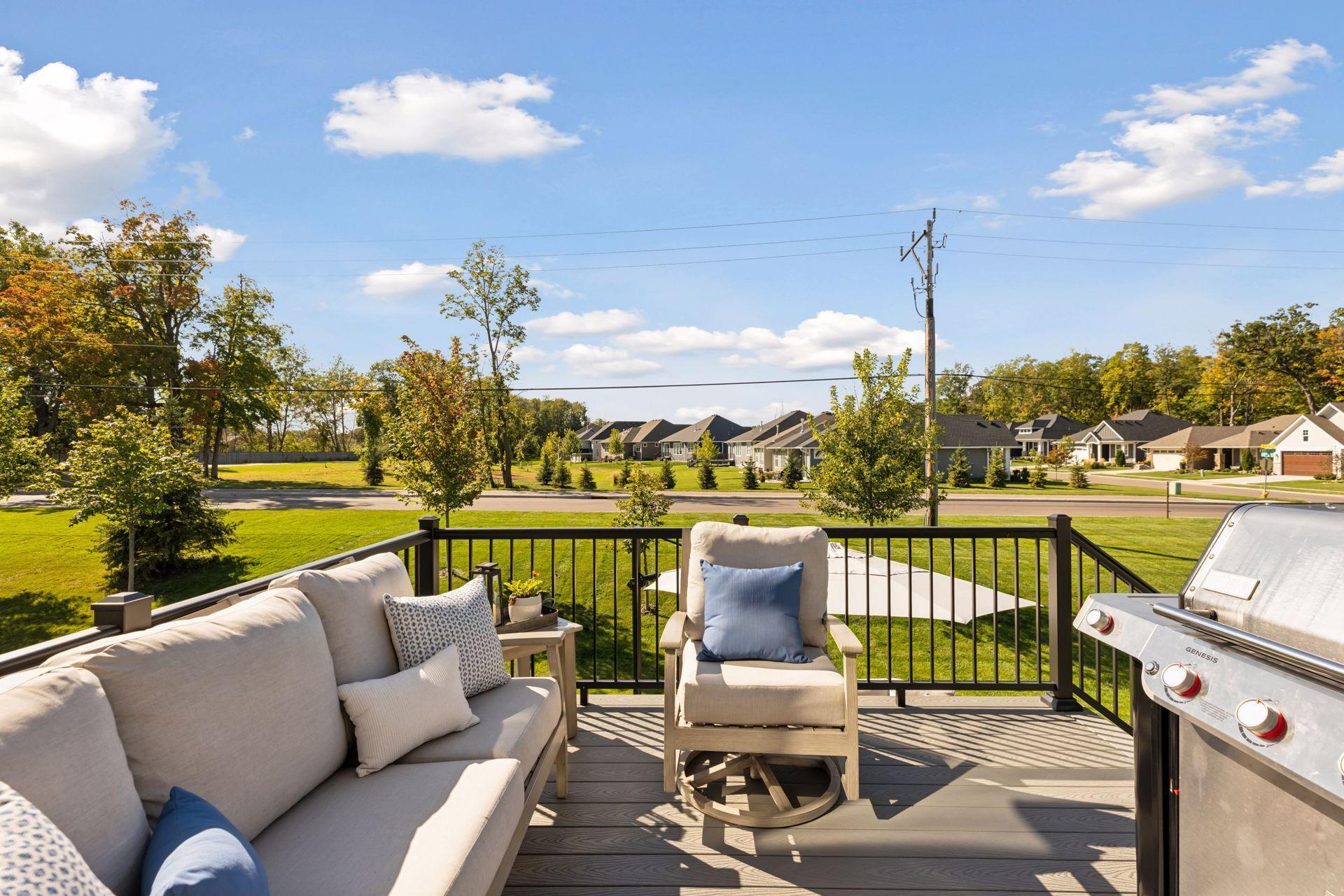 Picturesque view from the deck off the main level