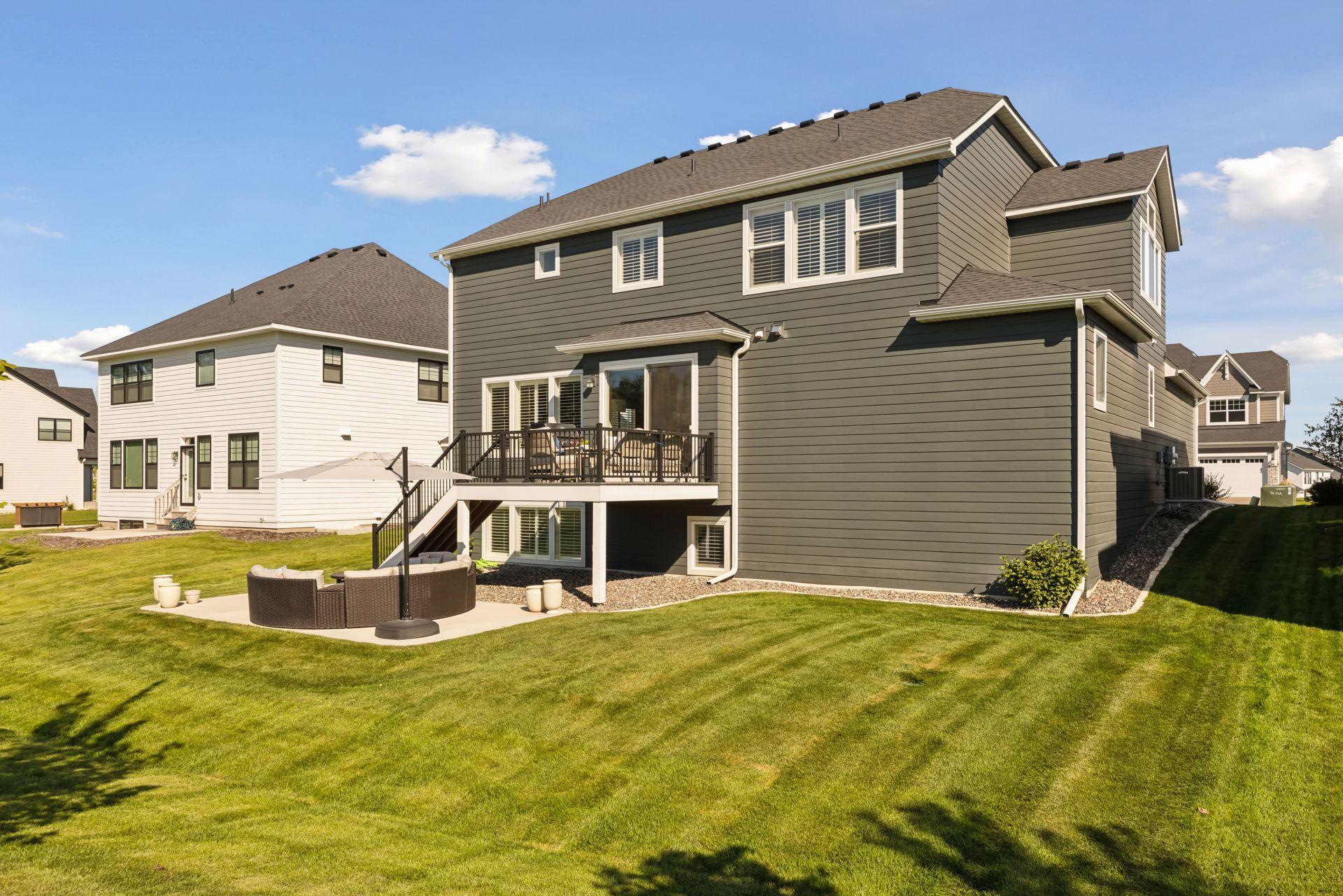 Extended recreation space in backyard and patio