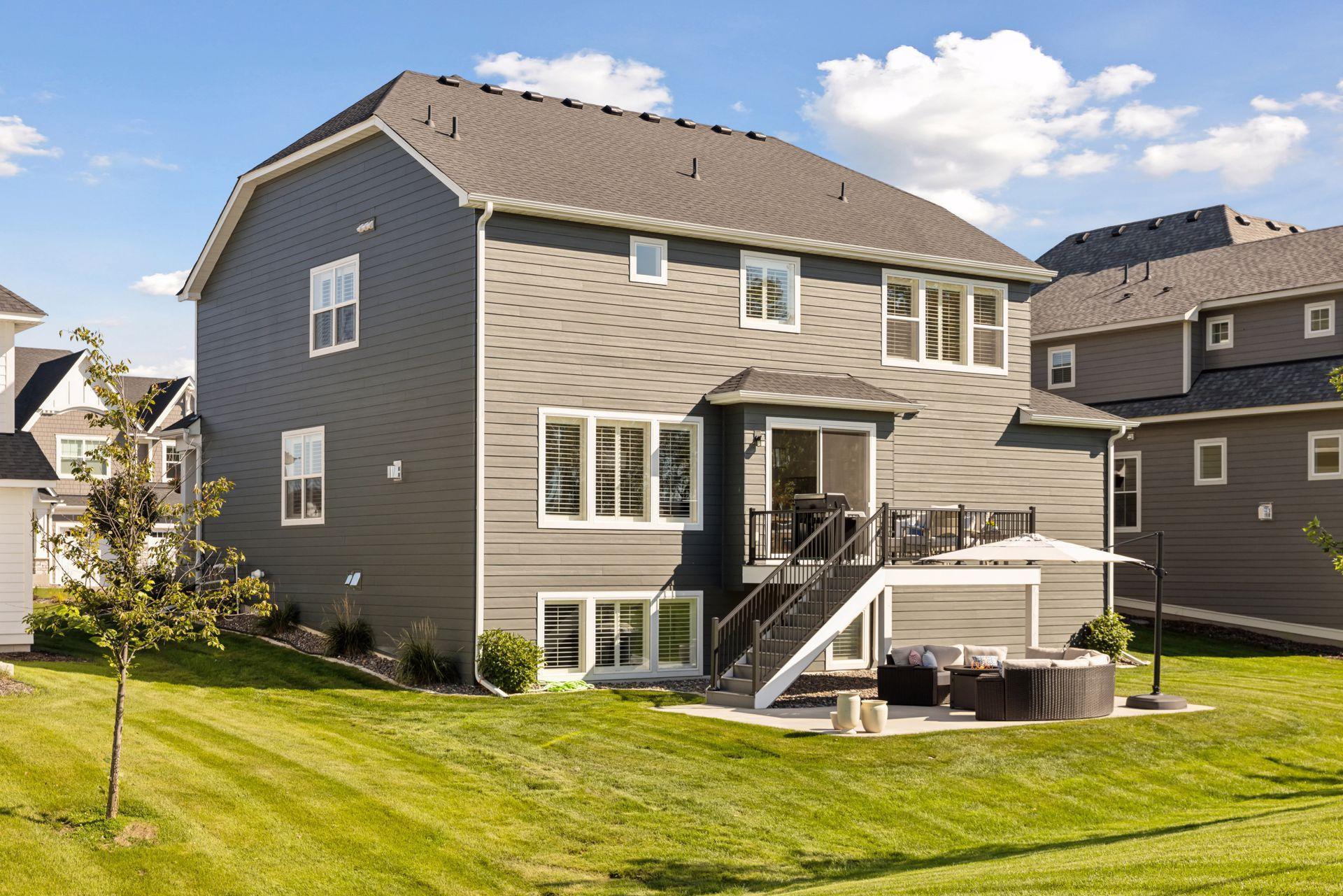 Extended recreation space in backyard and patio