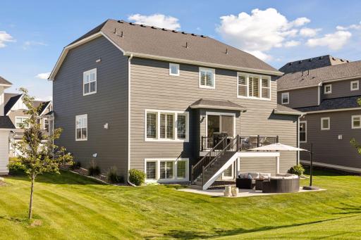 Extended recreation space in backyard and patio