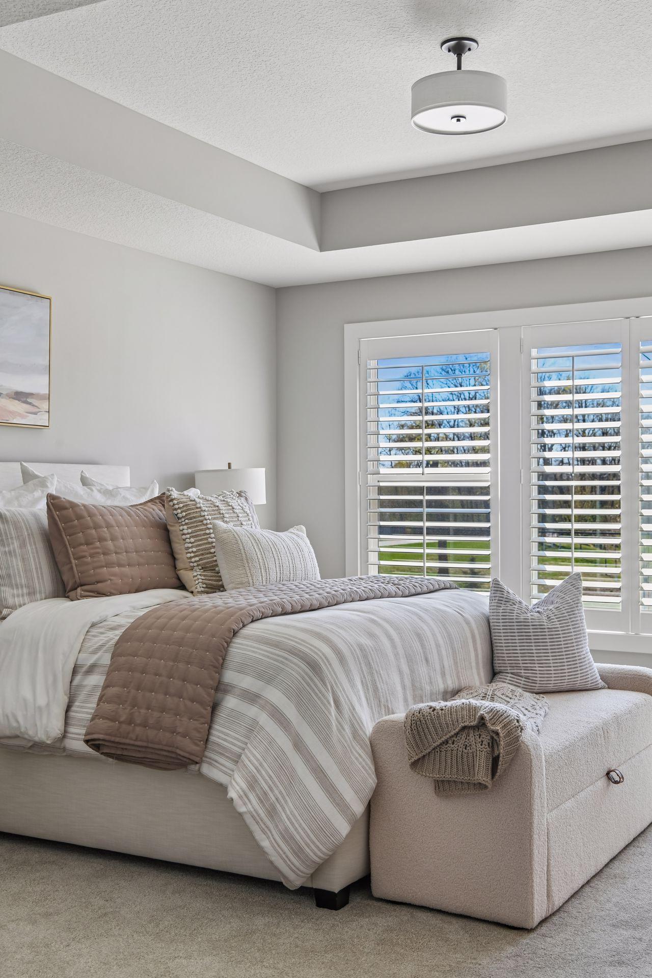 Natural light pours in every window