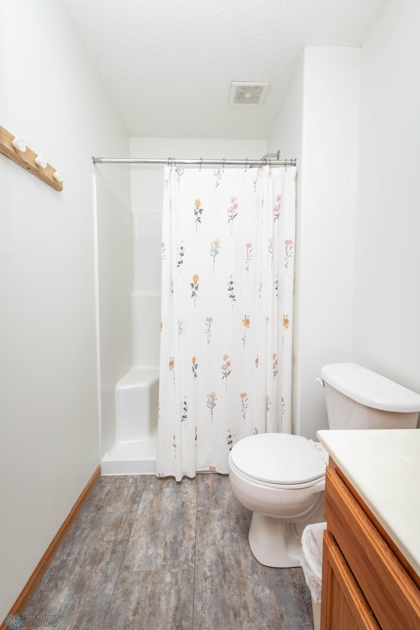 3/4 Bathroom with walk-in shower!