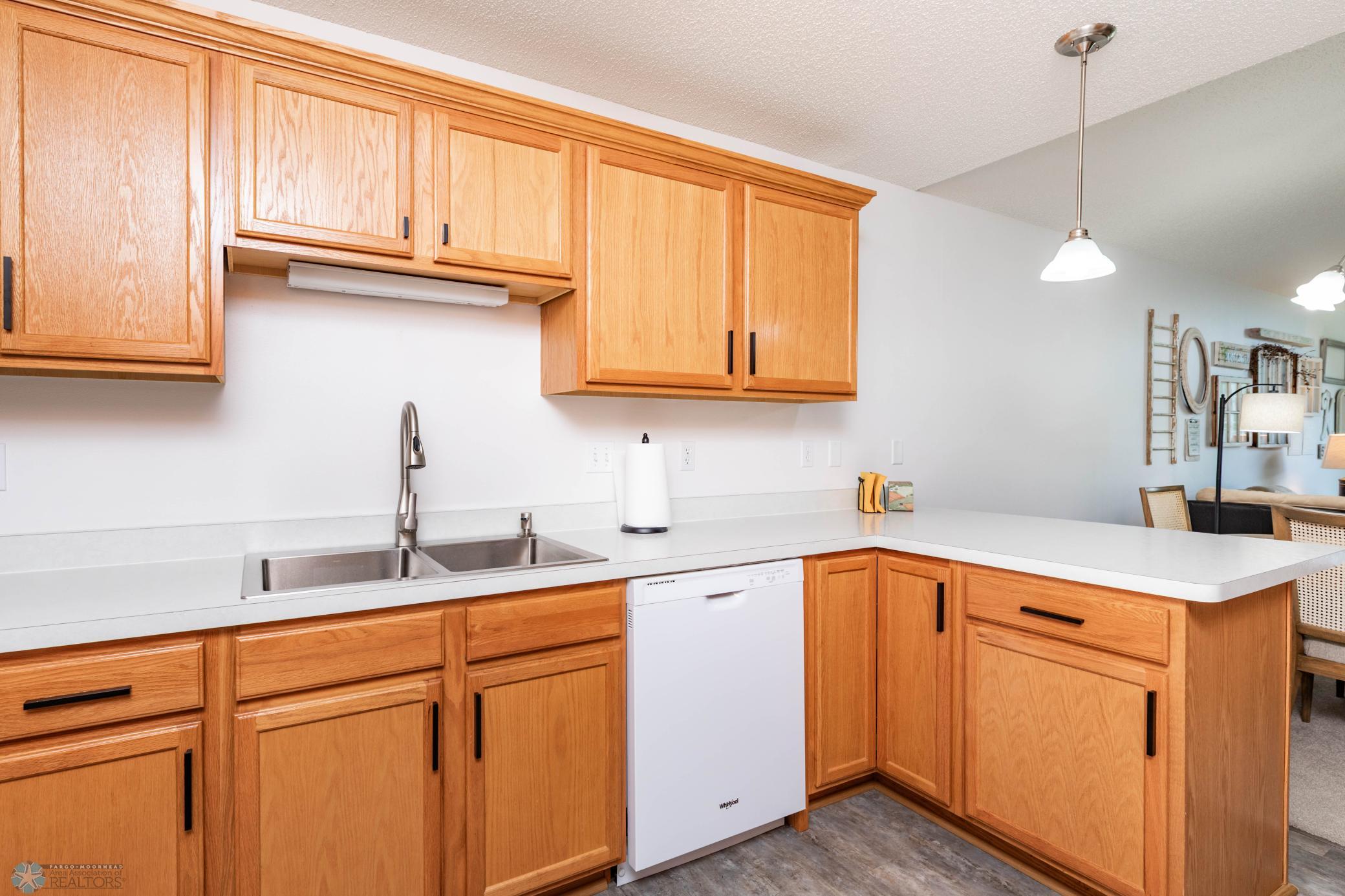 L shaped kitchen