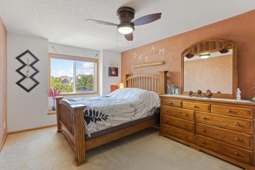 Upper level bedroom 1 with nice size walk-in closet.