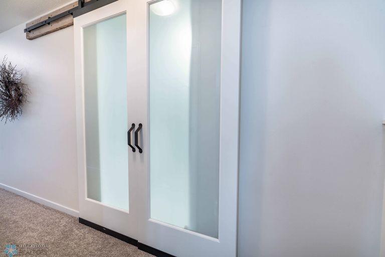 SPLIT DOORS INTO LAUNDRY ROOM