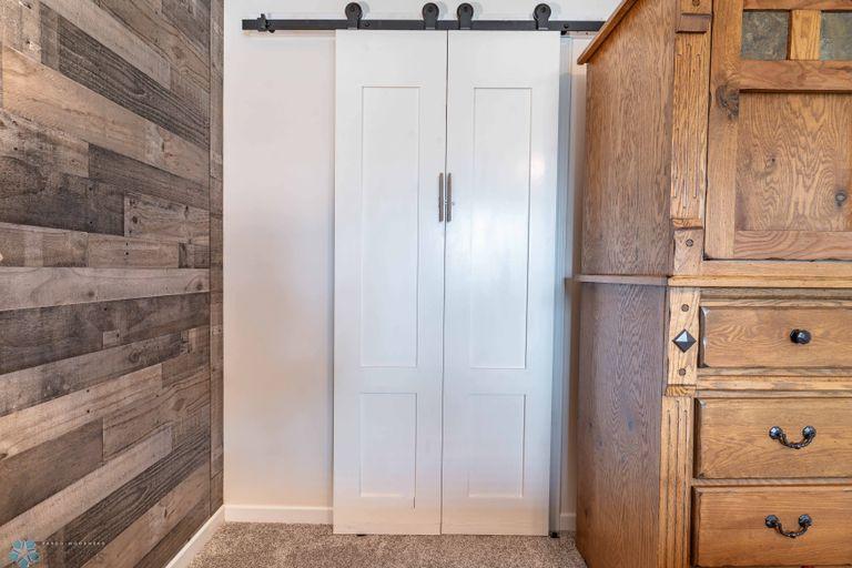 BARN SPLIT DOORS TO WALK IN CLOSET
