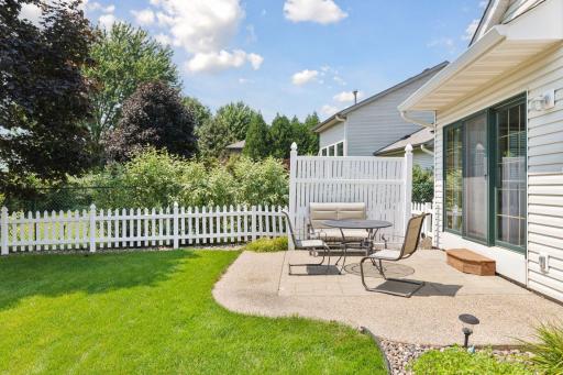 Backyard Paver Patio Area Leading into the Sun Room