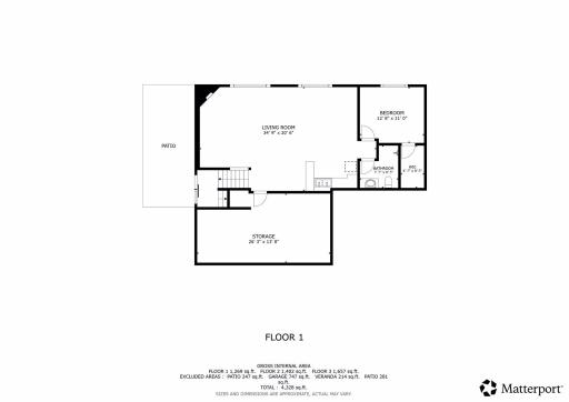 Lower Level Floor Plan
