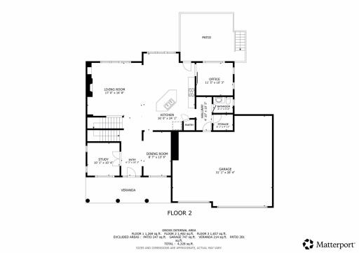 Main Level Floor Plan