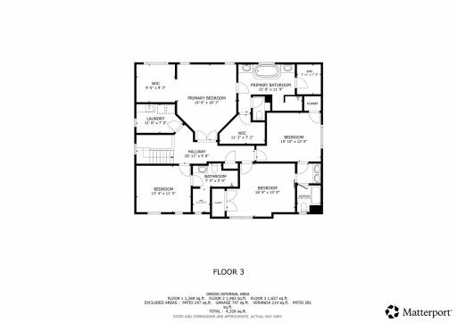Upper Level Floor Plan