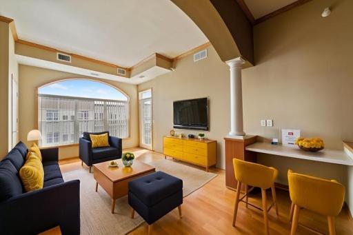 Welcome home to Graham Ave Unit #416! (Virtual staging)