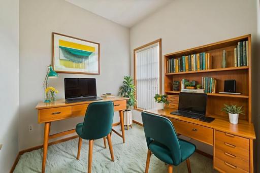 2nd bedroom can also be used as a home office. (Virtually staged)