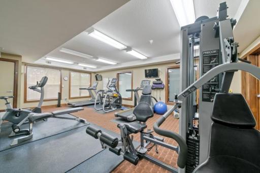 On premises fitness center will help you save on gym memberships.