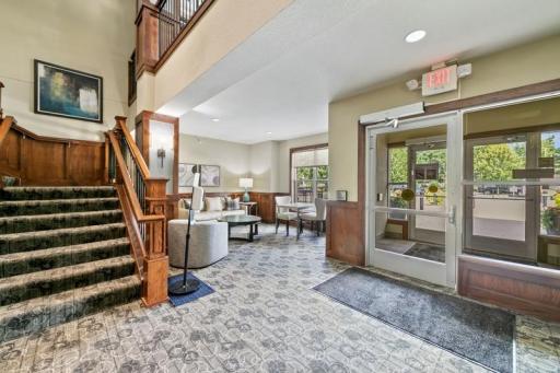 The main entrance has that wow factor when you walk-in and there is on-site management.