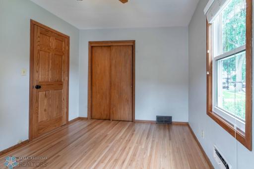 Beautiful Hardwood Floors Extend into Bedrooms
