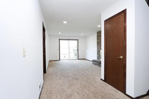 Living room facing walk out