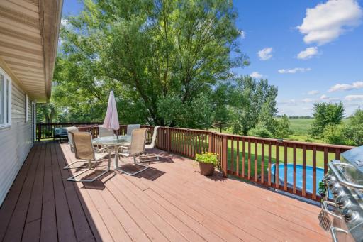 Enjoy the views from the expansive multi-tiered deck.