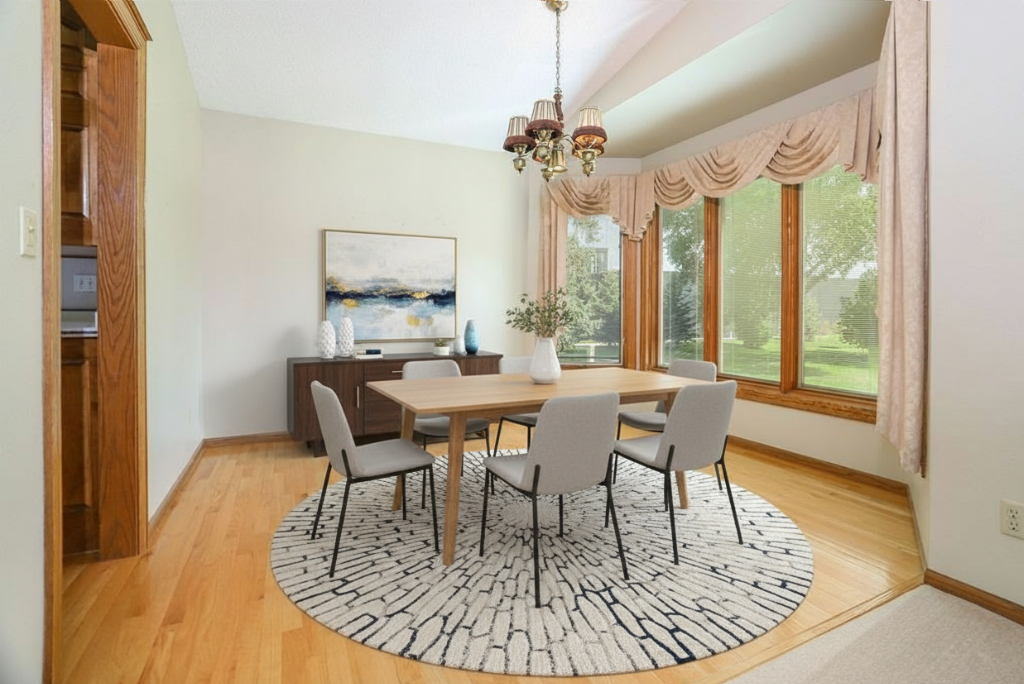 Formal dining: Virtually Staged