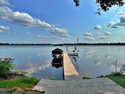 View of Portage Lake (dock & boat are not included; but negotiable)