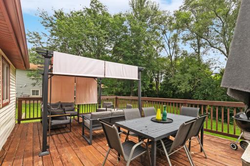 Enjoy your outdoor time on the spacious deck