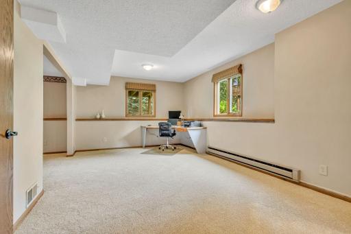 Multi-functional space with all new carpeting..