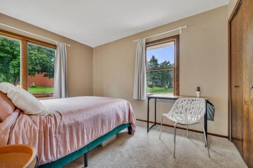 Second of three bedrooms on the main level.