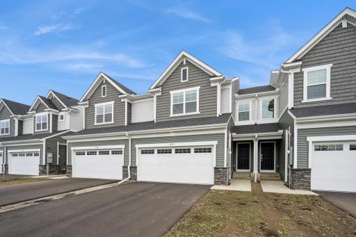 Photo is of the actual home. The Taylor has excellent curb appeal!