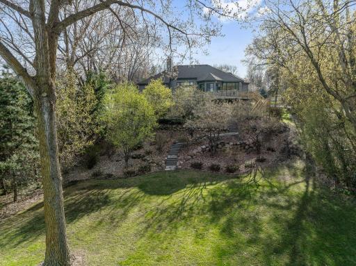 over $100K of landscaping has been put into the home
