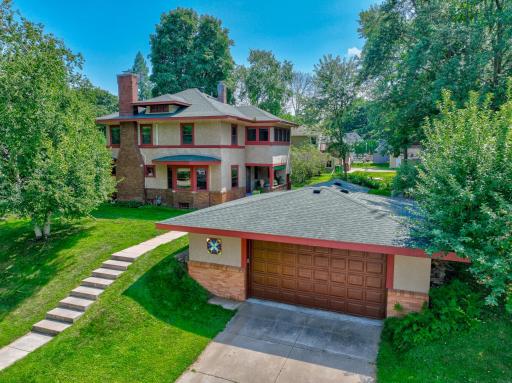 Oversized newer 2 car garage that matches the house perfectly.