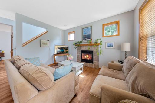 Wonderful end town home unit with rare 3rd bedroom on upper level