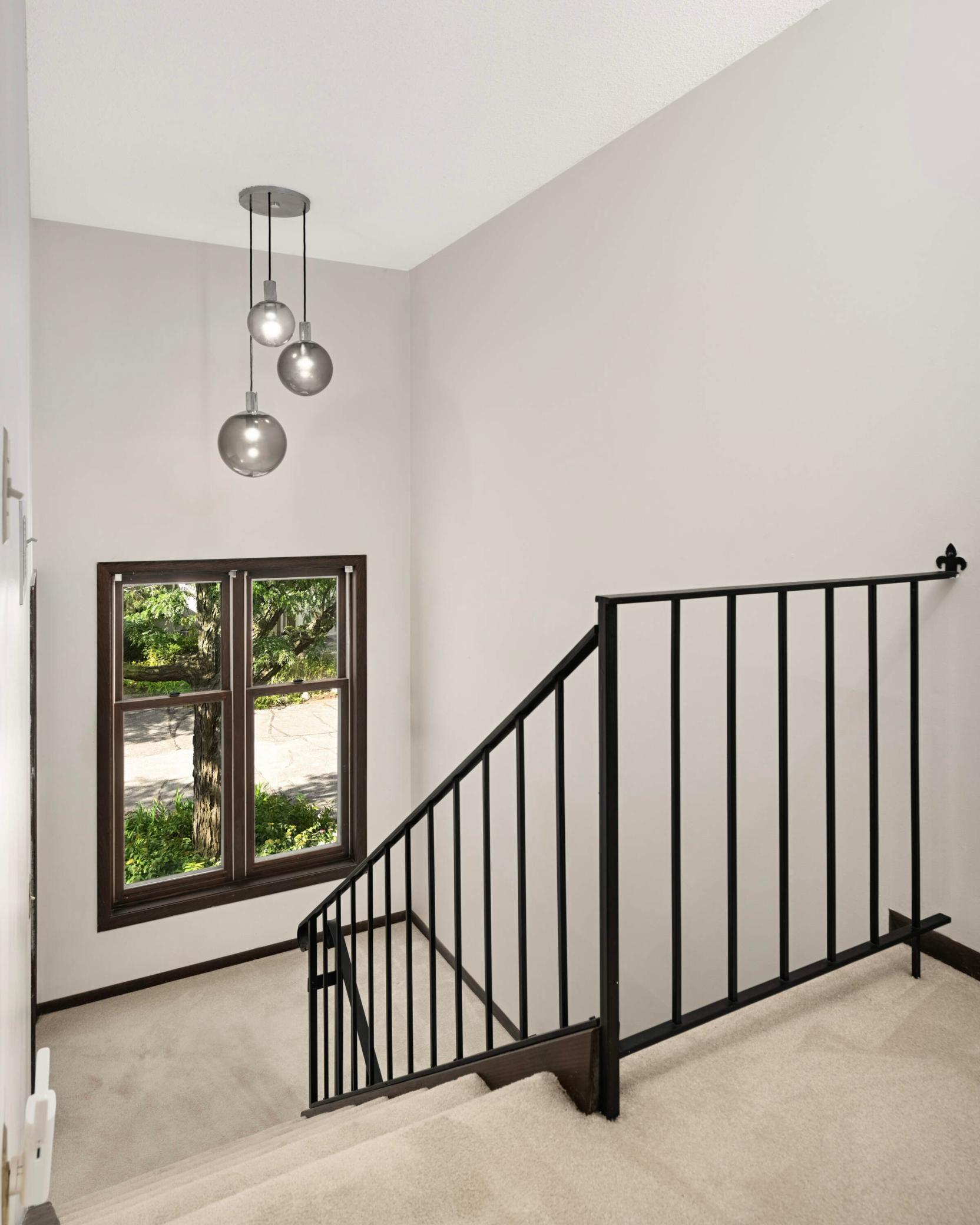 Vintage fixture in light filled space