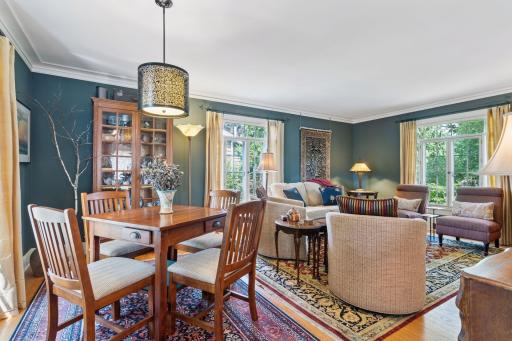 Living room with an abundance of natural light