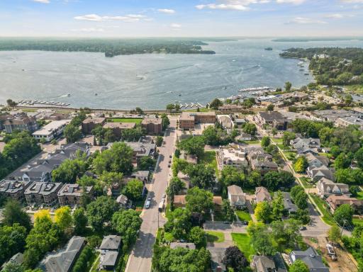 Exceptional walkability just two blocks from Lake Minnetonka
