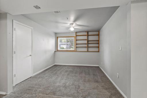 Office area. Could easily be 4th bedroom.