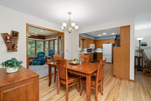 Dining Room Open to Living Room, Kitchen and 4 season Porch!