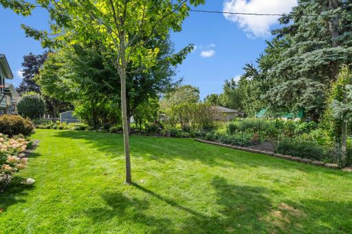 Private views of back yard meticulously landscaped!