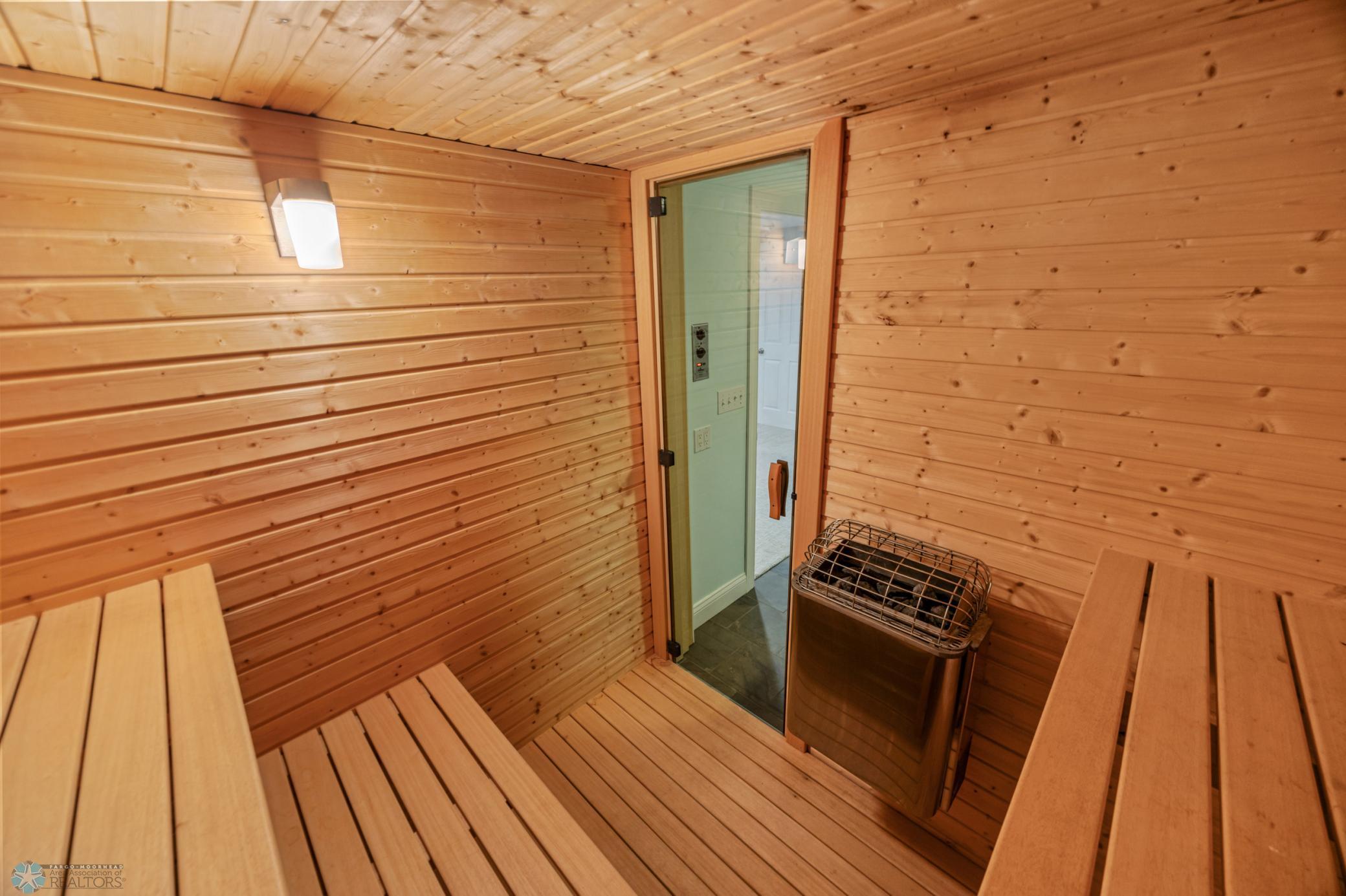 Custom Sauna - Basement