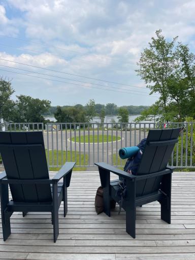 Enjoy the scenic outside the center