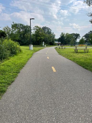 One of the many bike trails