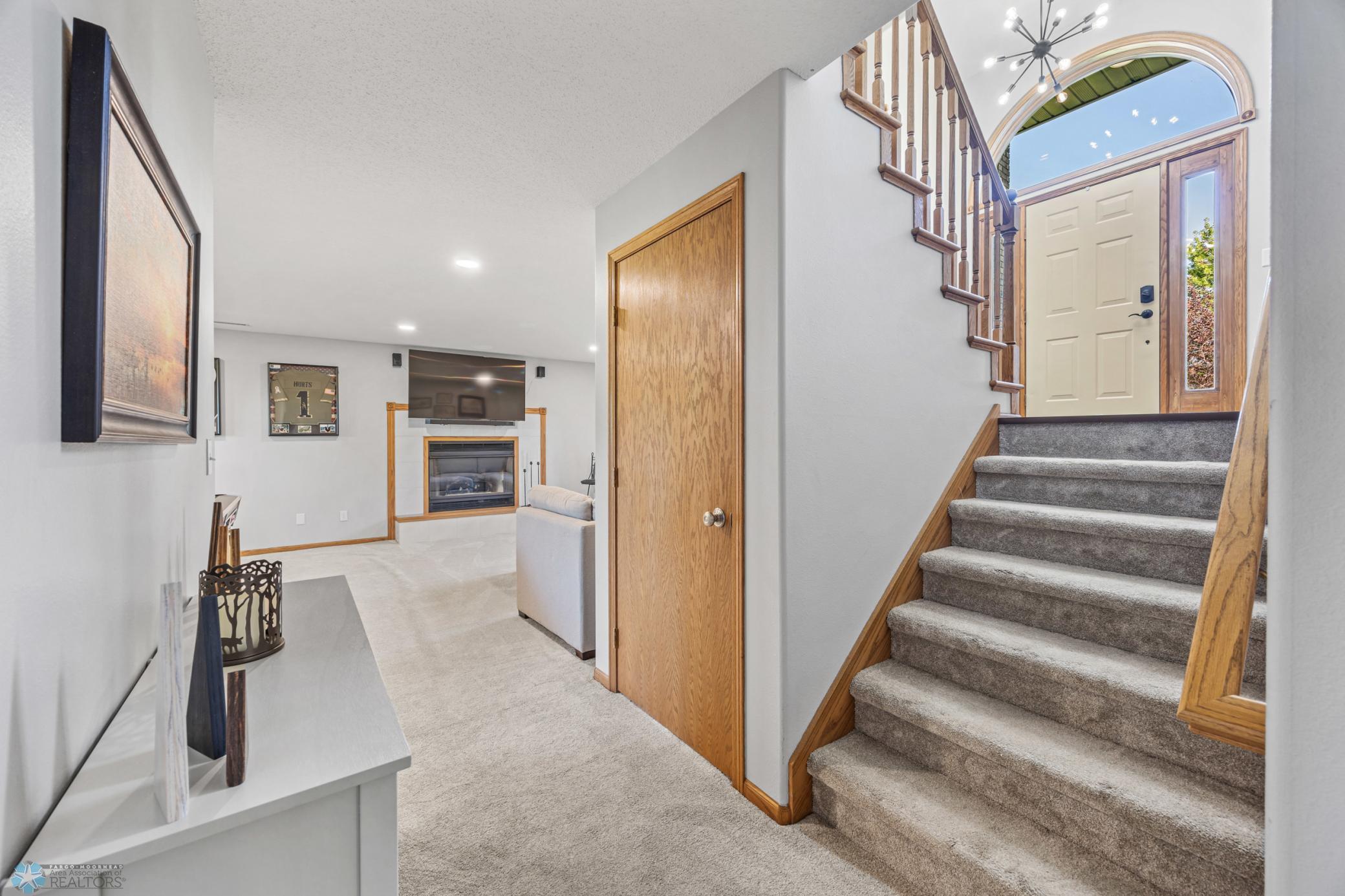 Stairway & Family Room