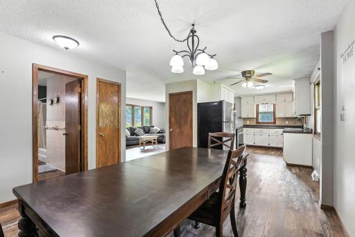 Thoughtful design offers great sight lines, enhancing the homeâs bright and airy atmosphere.