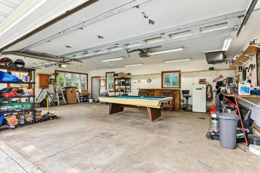 Ample room for vehicles, storage, and projects.