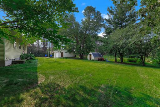 Open green space ideal for recreation, entertaining, or creating your own outdoor oasis.