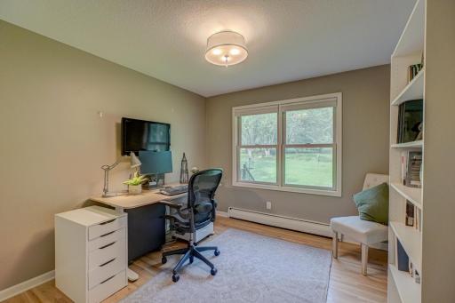 The second bedroom on the main level, can also make a great home office!