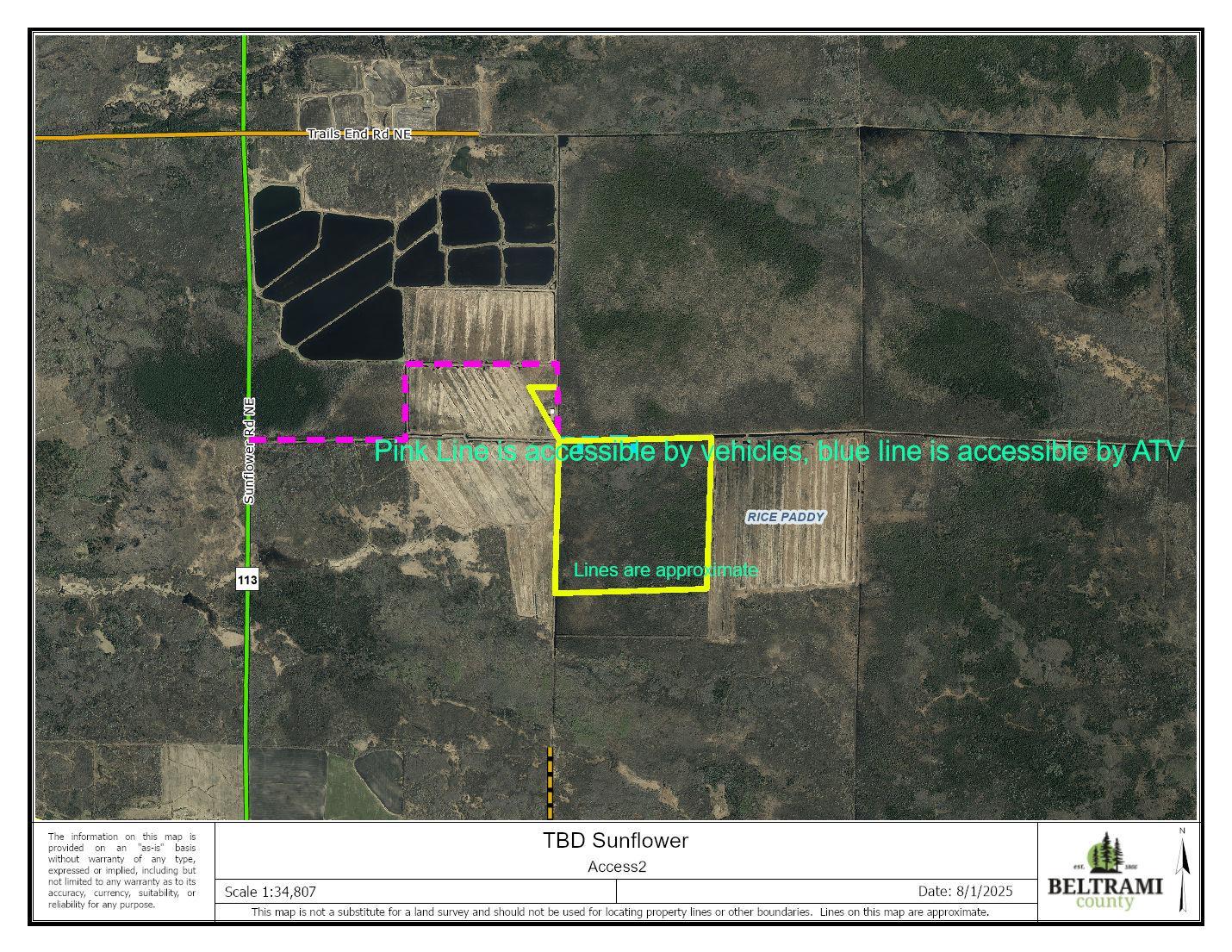 TRIANGLE Parcel is this listing