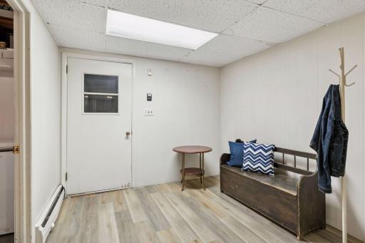 Great sized mudroom as you enter in from the garage.