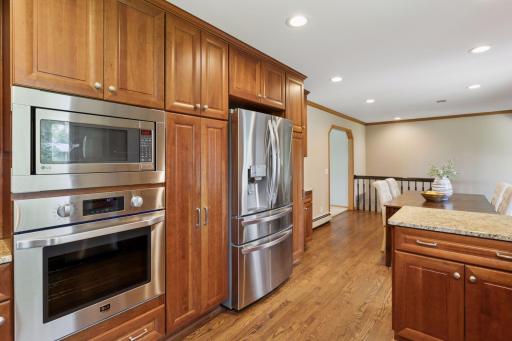 You will love all of the cabinet space and the pantry!