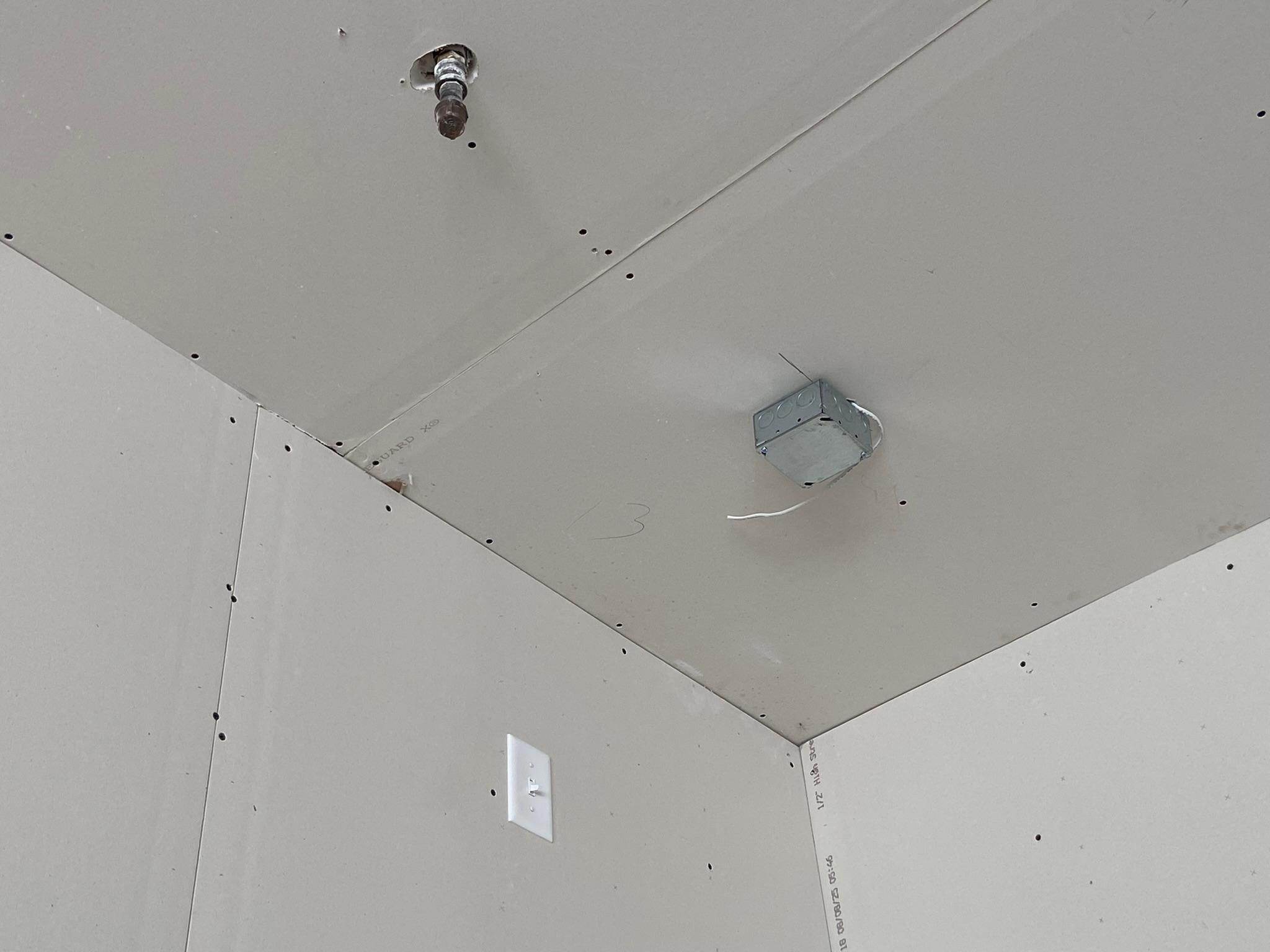Rough-in for Future Gas Garage Heater